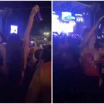 En toples disfrutó una "fan enamorada" del concierto de Servando y Florentino en La Guaira +VIDEO