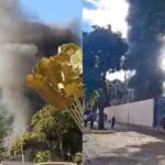 EN VIDEO: Explosión generó incendio en subestación eléctrica de El Cafetal, la zona quedó sin luz