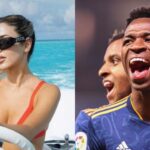 Las fotos con las que Corina Smith dejó boquiabierto al futbolista Vinicius Jr.