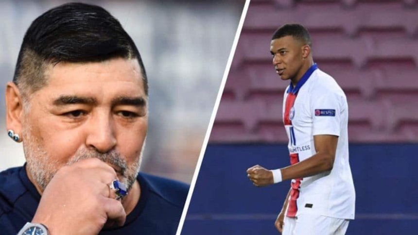 EN VIDEO: La predicción de Maradona sobre Mbappé que se podría cumplir 7 años después