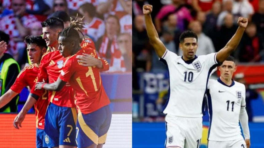 Inglaterra y España remontaron para sellar su pase a cuartos de final de la Eurocopa