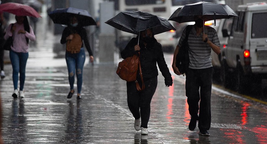 Lluvias continuarán en gran parte del país durante la tarde de este 5-Oct