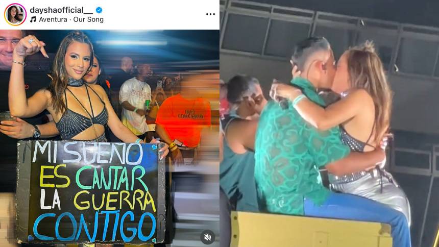 VIRAL: Influencer dominicana se quedó sin matrimonio al subirse al escenario con Romeo y vivir un acalorado momento